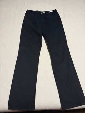 Frame Denim Black Straight Bootcut Jeans